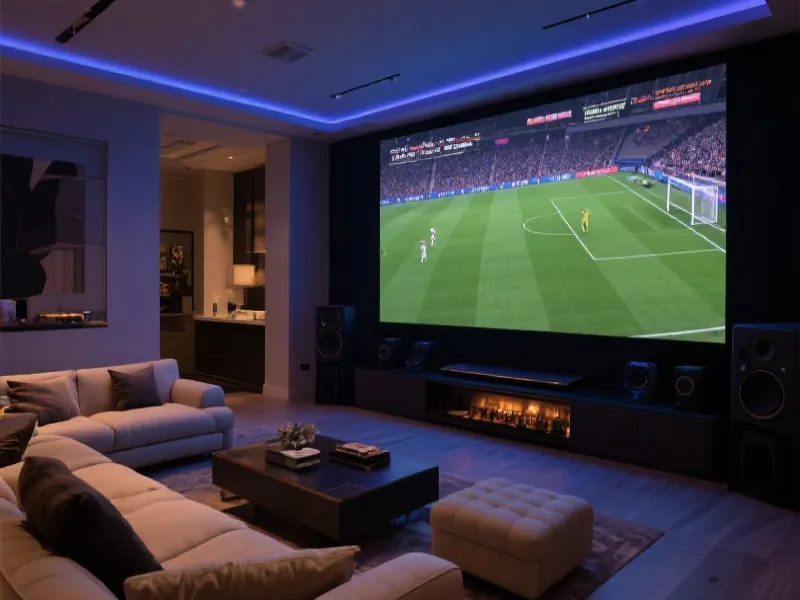 家庭影院观赛体验